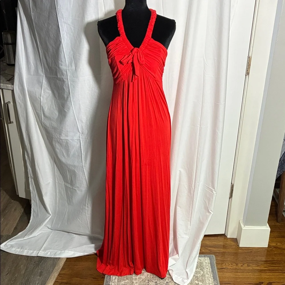 Calvin Klein Vibrant Red Maxi Dress - Picture 1 of 9